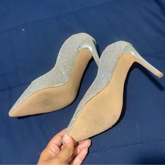 Steve Madden Rhinestone Pointed Heels - Picture 8 of 8